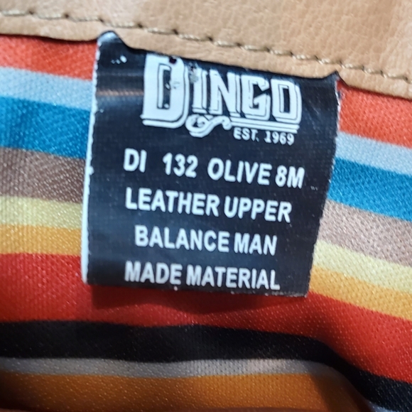 DINGO Jackpot ☆ Women's Casual Boot ☆ OLIVE Leather ☆ Size 8 Womens ☆ EUC - Picture 11 of 13